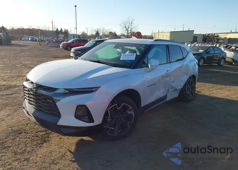 2021 Chevrolet Blazer Fwd Rs из США, поврежденный, VIN 3GNKBERS3MS503113